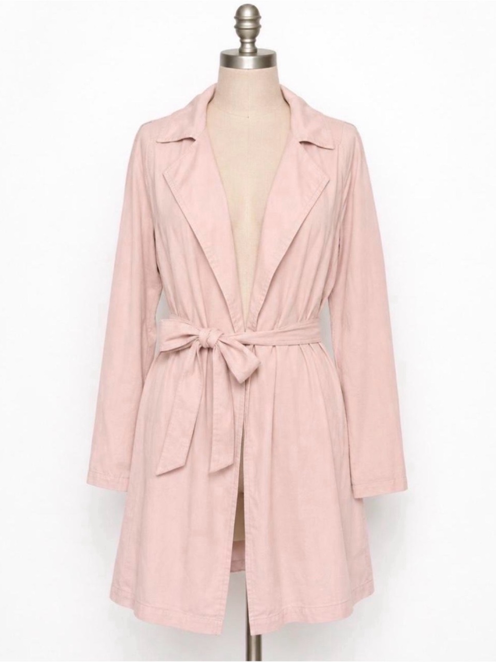 Forever 21 Soft Pink Trench Coat